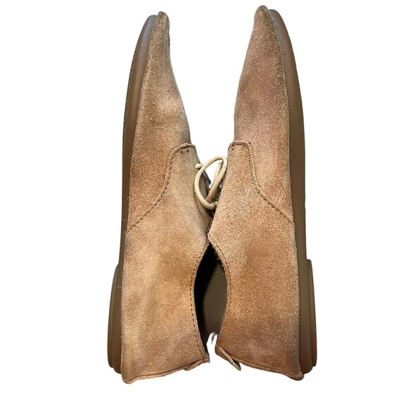 SIZE 5 Sanuk Bianca Minimalist Flat Suede Leather Sneaker Shoes - Picture 8 of 10